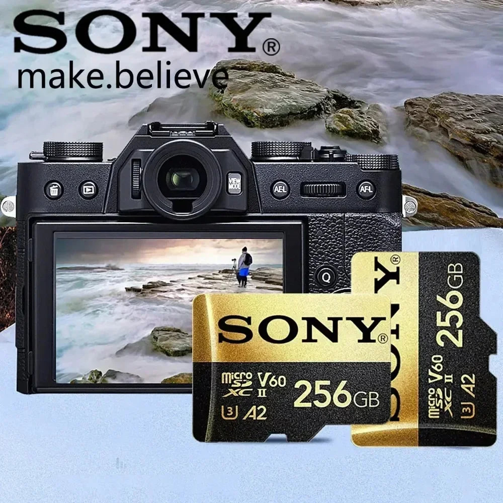 SONY 1TB Micro SD Card High Speed Memory Card 128GB 256GB 32GB 64GB MicroSD U3 A2 TF Flash Card for Xiaomi Phone Camera table PC