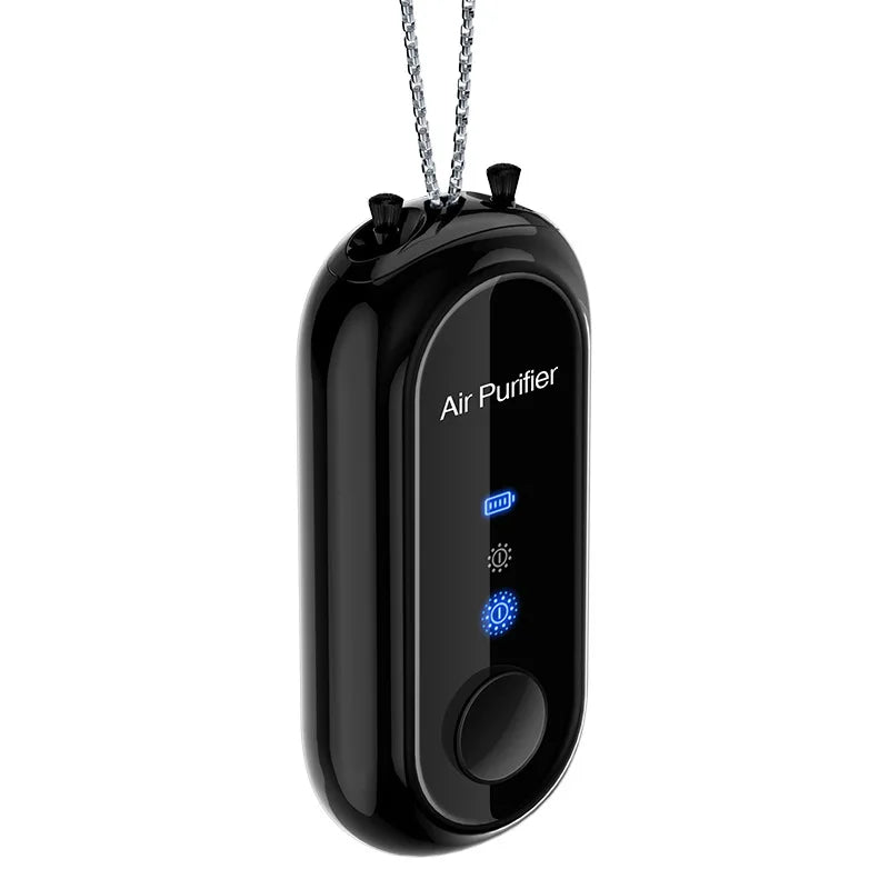 USB Charge Air Ozonizer Purifier Portable Home Ionizer Personal Necklace Wearable Air Purifier Negative Ions Ozone Machine