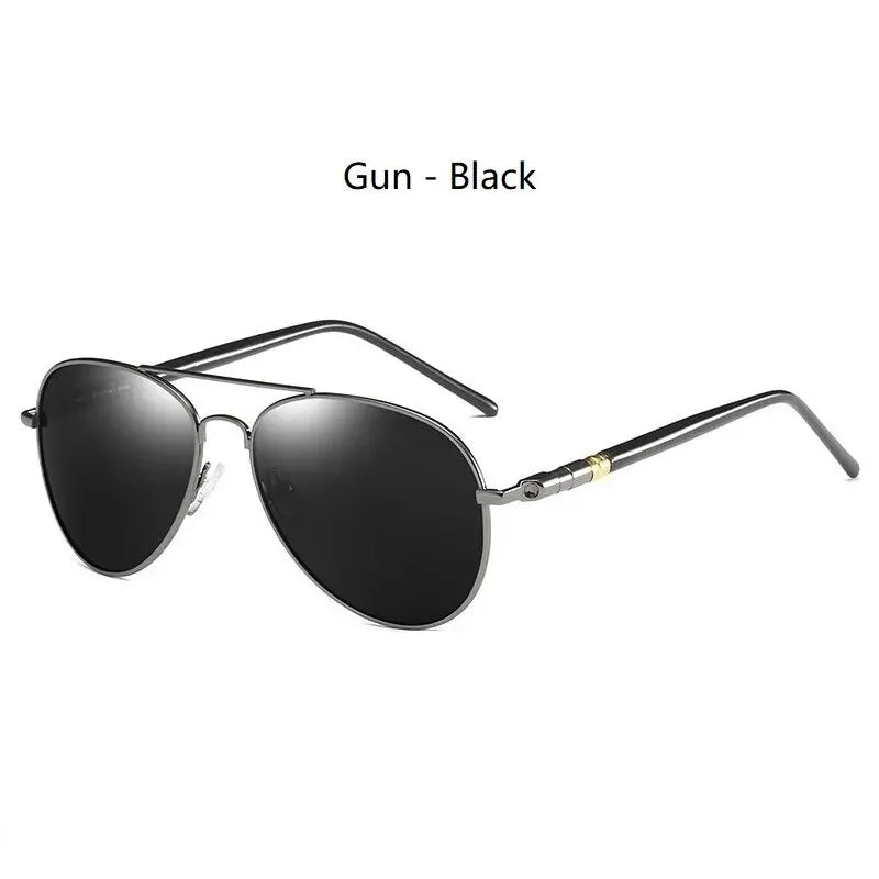 Fashion Aviator Polarized Sunglasses For Men Women Pilot Driving Fishing Metal Sun Glasses Luxury Brand Designer Eyewear UV400