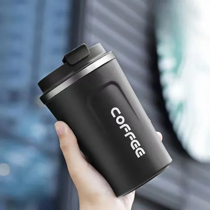 380ml/510ml Stainless Steel Coffee Cup Travel Thermal Mug Leak-Proof Thermos Bottle Tea Coffee Mug Vacuum Flask Insulated Cups