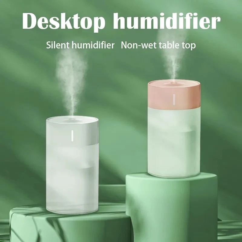 Air Humidifier Portable Mini USB Aroma Diffuser Ultrasonic Colorful Cup Bedroom Home Car Plants Purifier Humificador 260ML