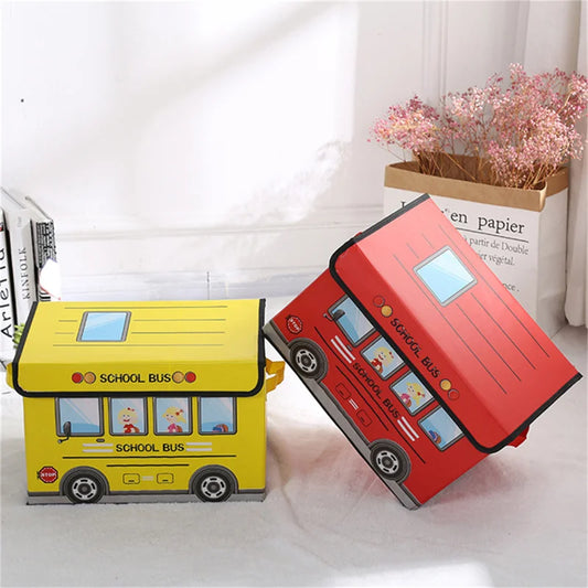 Storage Box Cartoon Car Foldable Dormitory Clothes Organizer Waterproof Moisture Proof Snacks Storage Boxes Household Collection