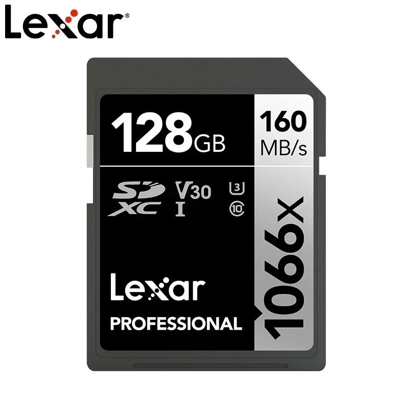 Lexar SD Card Class 10 V10 V30 V60 V90 U3 UHS-II 32GB 64GB 128GB 256GB 512GB SDHC SDXC High Speed 4K 8K Memory Card for Camera