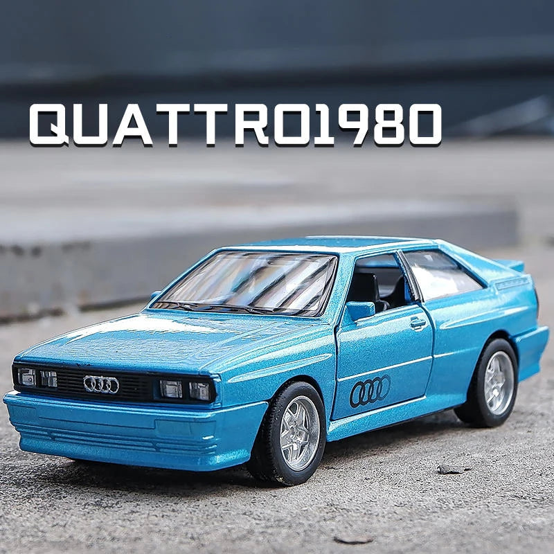 1:36 BMW M3 E30 1987 Porsche 911 Turbo Audi Quattro Alloy Car Model Diecasts & Toy Vehicles Collect Car Toy Boy Birthday gifts