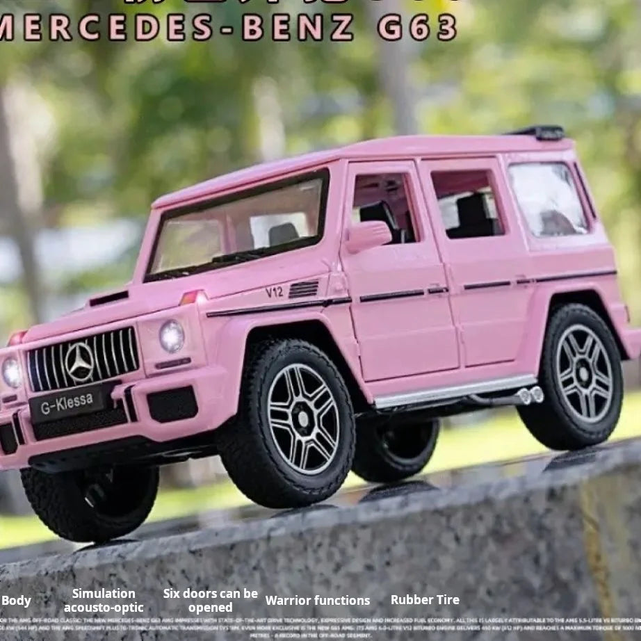 1/32 Benz G63 Zinc Alloy Car Model Simulation Metal Car Toys For Children Kids Diecasts & Toy Vehicles Off Road Car Toys Boys