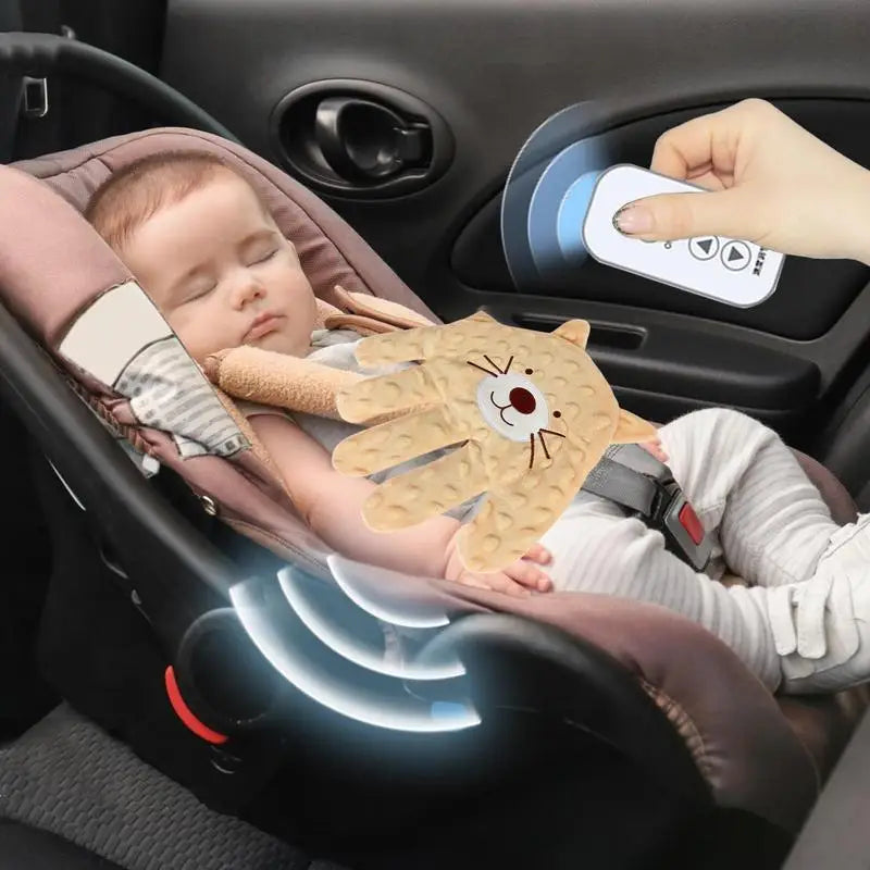 Baby Sleeping Patting Palm Remote Control Electric Soothing Hand 3 Speed Adjustable Comfort Toddler Sleep Soothing Hand Pillow