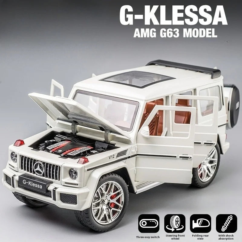 1/32 Benz G63 Zinc Alloy Car Model Simulation Metal Car Toys For Children Kids Diecasts & Toy Vehicles Off Road Car Toys Boys