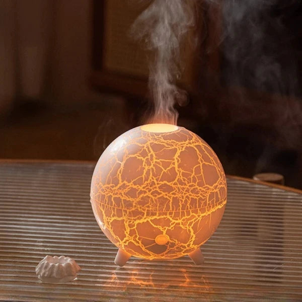 New Planet Colorful Atmosphere Lamp USB Humidifier 200ML Water Tank Can Add Essential Oil Household Mini Aroma Diffuser