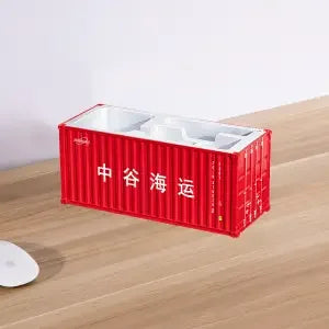 Creative Docker Shipping Container Model Tissue Box Mini Container Model Creative Plastic Living Room Facial Tissue Holder