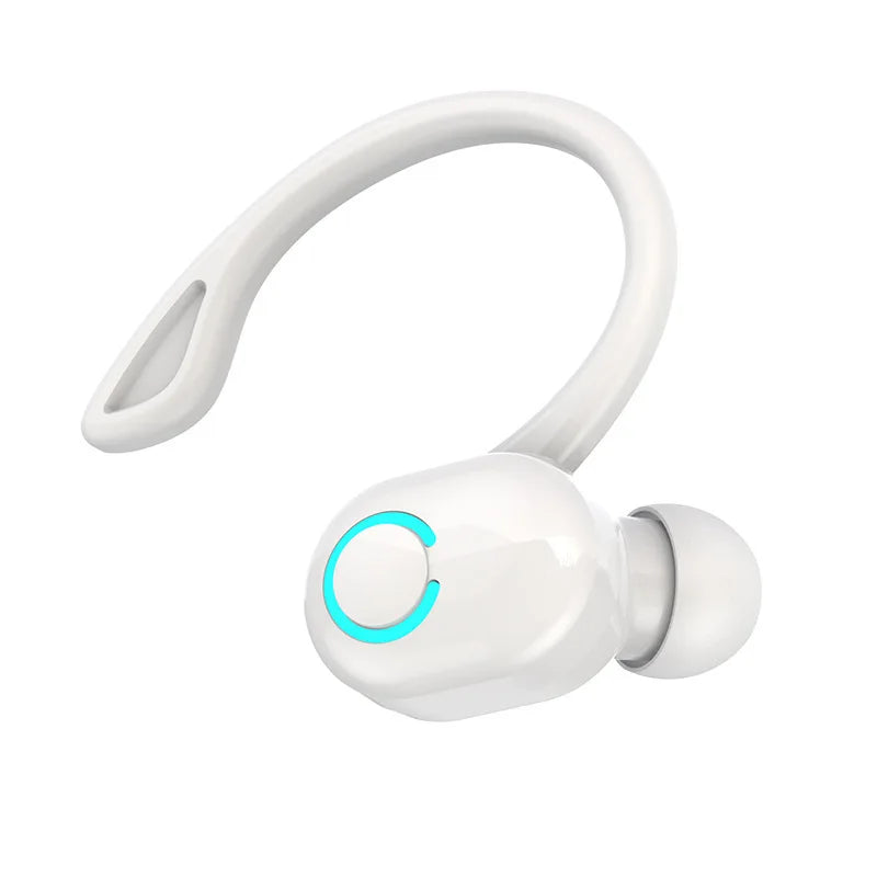 Bluetooth 5.1 Headset Business Wireless Earbuds Earphone Stereo Sport Game Headphone Ear Hook Mini HIFI Bass Noise Cancelling F8