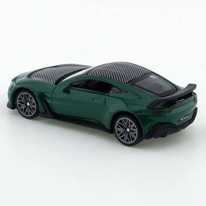 TSC 1/64 Aston Martin V12 Car Alloy Toys Motor Vehicle Diecast Metal Model Kids Xmas Gift Toys for Boys Modified Trolley