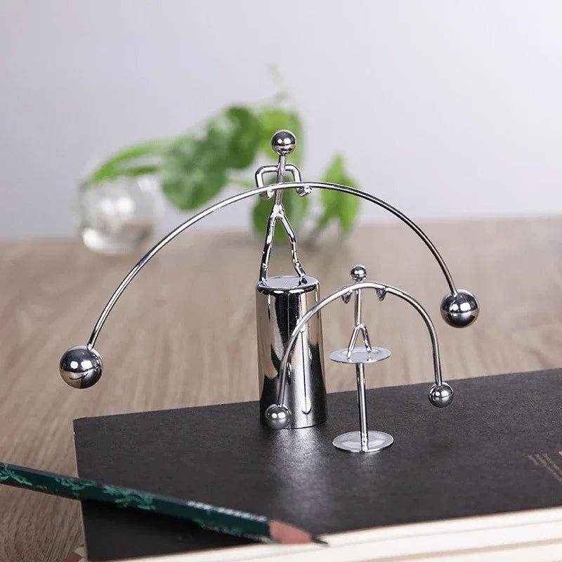 Antistress Newton Pendulum Steel Balance Ball Art Educational Kids Motion Toys Physics Science Games Desk Decor Gift for Adults