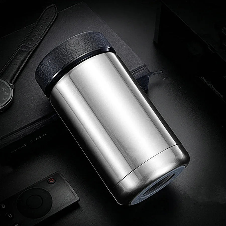 400ML Vacuum Stainless Steel Thermos Mug Coffee Tea Cup Portable Car Water Cup