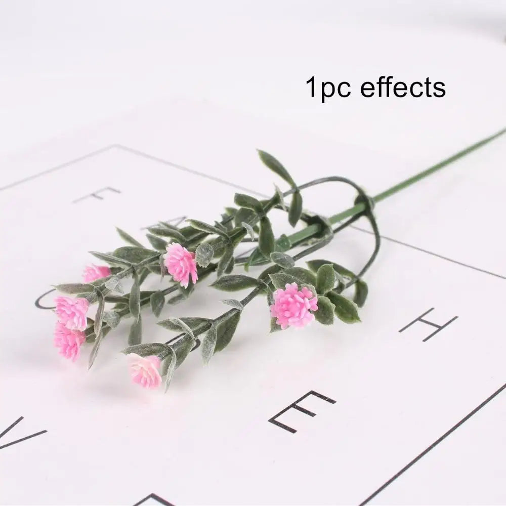 1pc Artificial Flowers Bouquet Small Fake Baby's Breath Decoration Flowers Artificial Gypsophila Flowers Wedding Home Decors