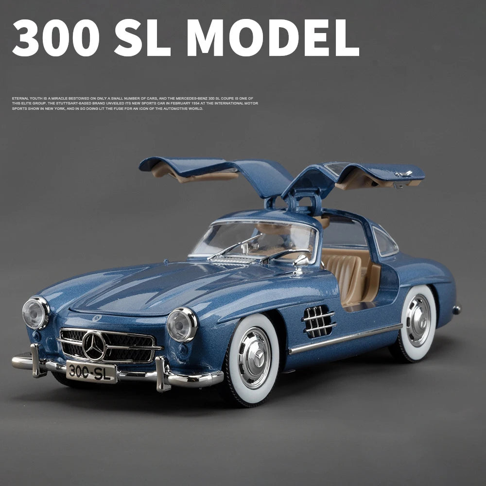 1:24 Mercedes-Benz 300SL 1936 Alloy Model Car Toy Diecasts Metal Casting Sound and Light Car Toys For Children Vehicle