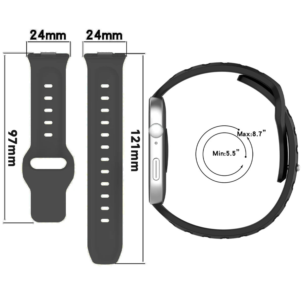 Silicone Strap For Huawei Watch Fit 3 Sports Watchband Bracelet Correa For Huawei Watch Fit 3 Smartwatch Wristband Accessories