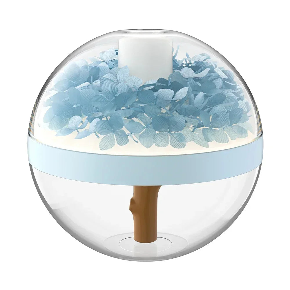 Air Humidifier Hydration Colour LED Light Rechargeable Humidificadores for Home USB Mute Umidificadores De Ar Eternal Flower