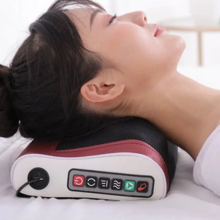 Home Massage Pillow Heating Lumbar Massage Whole Body Cervical Massager Car Neck Massager Cervical Massager Lumbar Massage