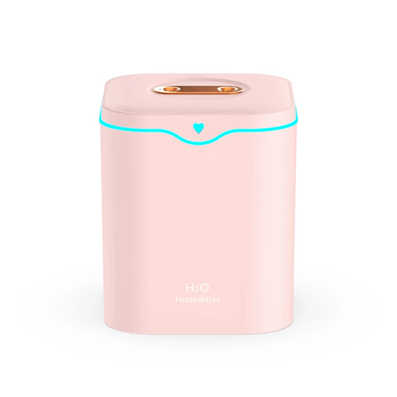 2000ml Double Spray Air Humidifier Essential Oil Diffuser Household Electric Aromatic Diffuser Ultrasonic Silent Cool Mist Maker