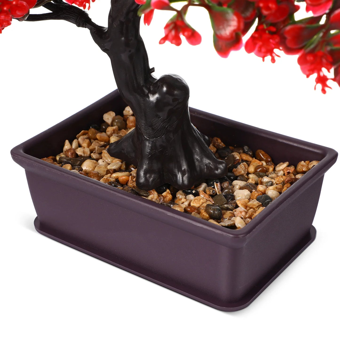 Artificial Potted Plant Fake Bonsai Tree Japanese for Room Flower Pots Small Decor Realistic Faux Decorations