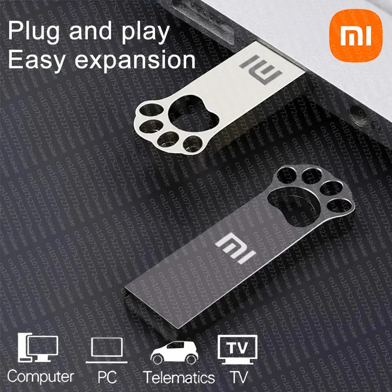 Xiaomi 2TB Metal Flash Drive USB 3.2 Super High Speed Type C Transfer Mini U Disk Pen Drive Memory Waterproof Disk SSD U Drive