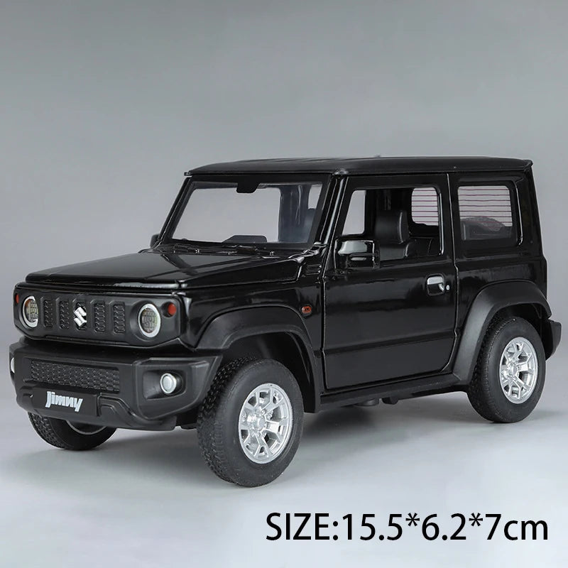 1:24 SUZUKI Jimny Alloy Car Model Diecasts Metal Off-Road Vehicles Car Model Simulation Sound and Light Collection Kids Toy Gift