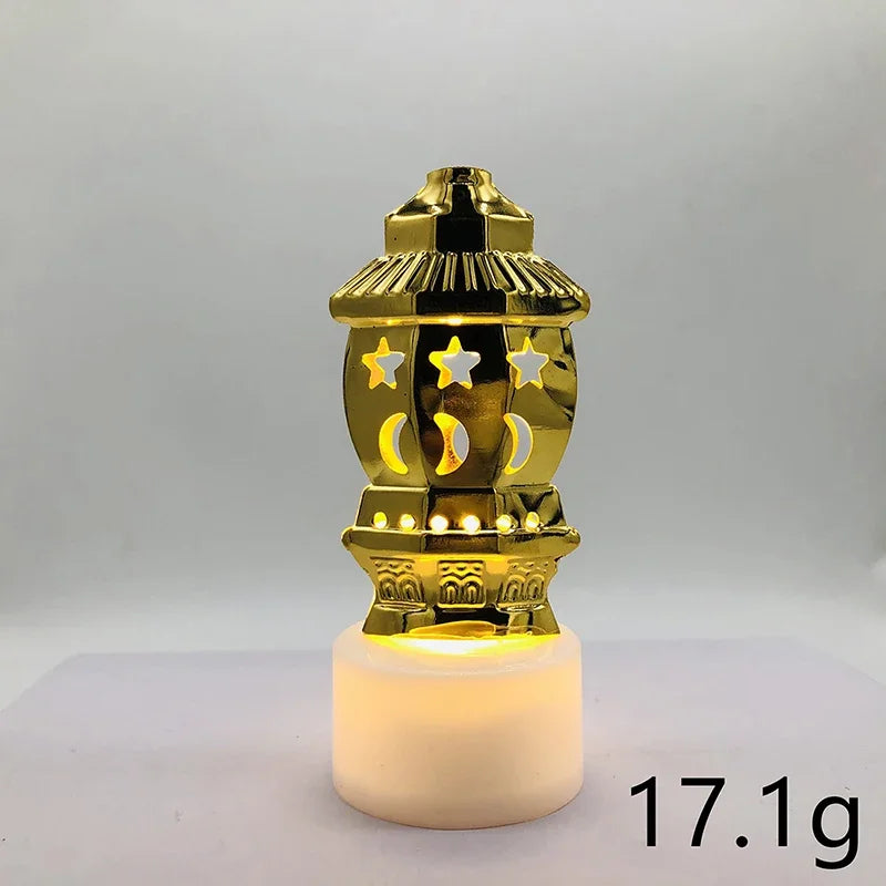 Eid Mubarak LED Candle Small Light Ramadan Kareem Decoration Home Islamic Muslim Festival Party Decoration Eid Al-Fitr Supplies