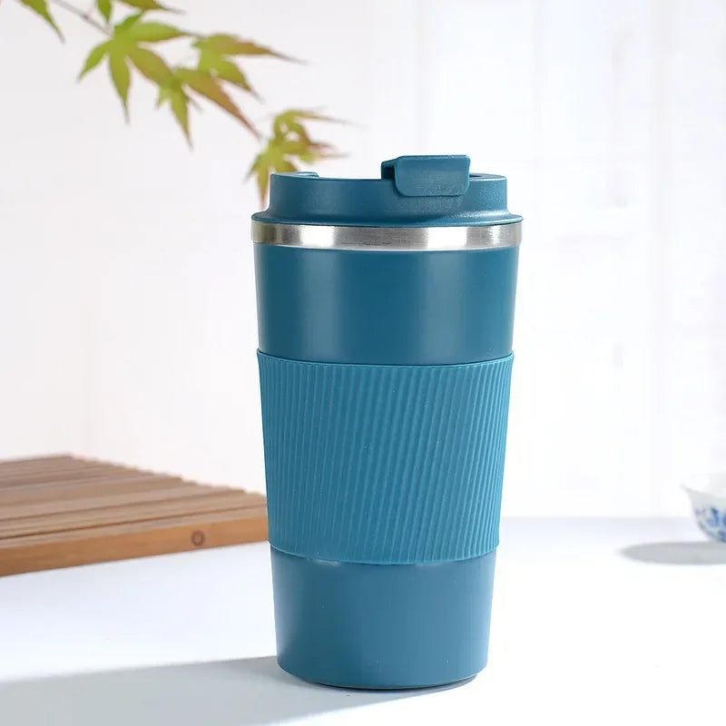 380ml 510ml Stainless Steel Coffee Cup Thermal Mug Garrafa Termica Cafe Copo Termico Caneca Non-slip Travel Car Insulated Bottle