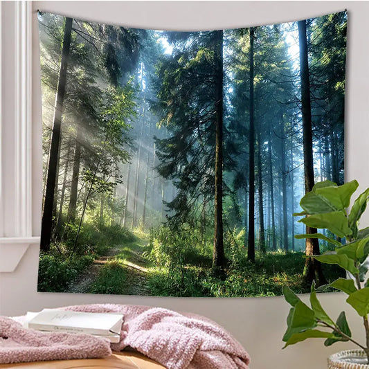 Scene Tree Forest Tapestry Tree Tapices Room Wall Art Home House Bedroom  Aesthetic Decor For 2023 Tapiz Y2k Arazzi Hanging