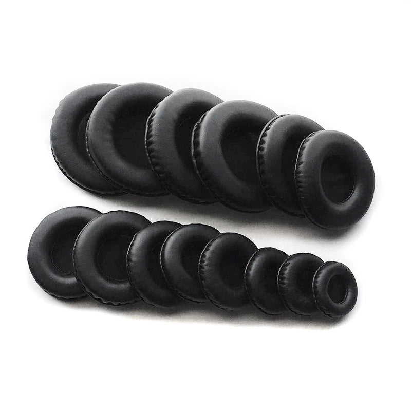 Ear Pads For Headphones Covers Sponge Leather Foam Cushion 40mm 50mm 55mm 60mm 65mm 70mm 75mm 80mm 85mm 90 95 100 105mm 110mm