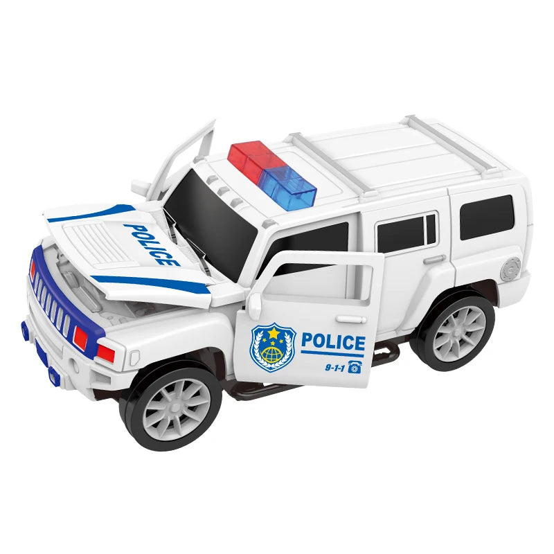 High Simulation Siren Police Cars Kid Electric SUV Model Music with Lights Car Children‘s Puzzle Toys Birthday Gifts for Boys