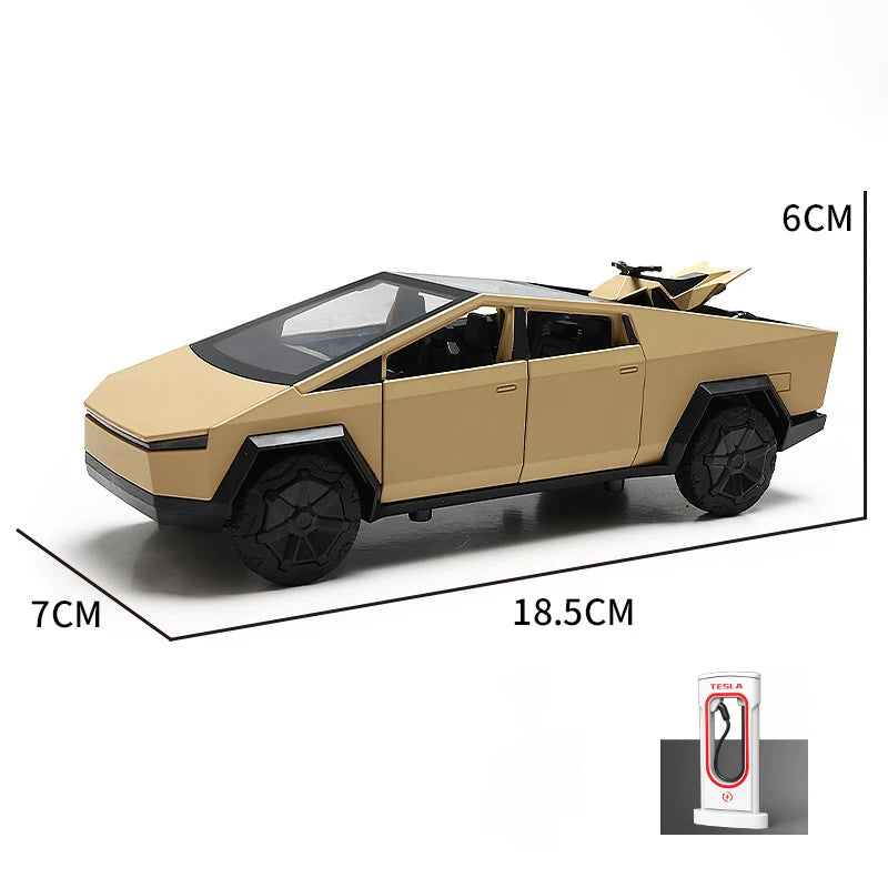 1:24 Model X Model Y Model 3 Alloy Die Cast Toy Car Model Sound and Light Children's Toy Collectibles Birthday gift