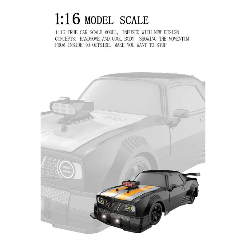 1:16 Remote Control Car Model R/C Drift Car Toy Simulation Four Wheel Drive Play Vehicle Racing Car Gift Kids Adult Toys