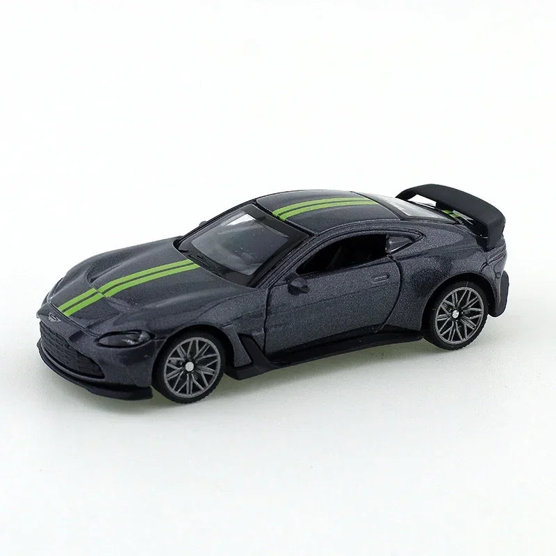 TSC 1/64 Aston Martin V12 Car Alloy Toys Motor Vehicle Diecast Metal Model Kids Xmas Gift Toys for Boys Modified Trolley