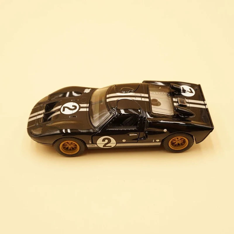 1:32 1966 Ford GT40 Alloy Track Sports Car Model Diecast Metal Toy Racing Car Vehicles Model Simulation Collection Children Gift