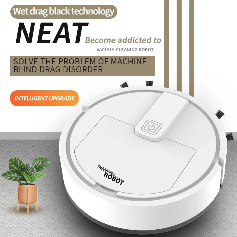 Xiaomi 5 In 1 Smart Sweeping Robot Wireless Vacuum Floor Cleaner Super Suction Power Home Office Use For Pet Hair Carpets Floors