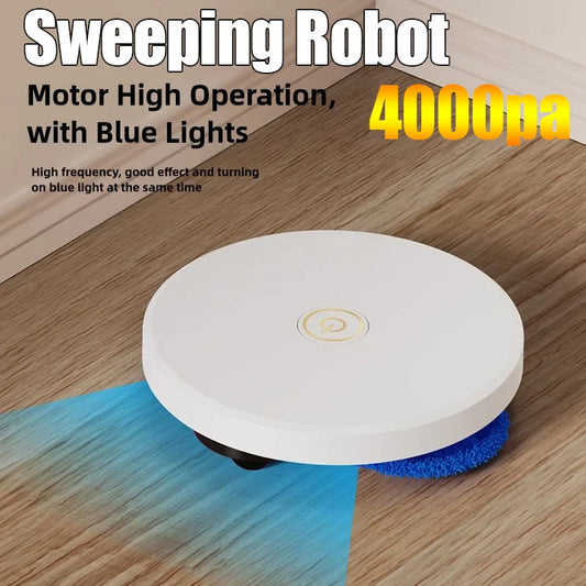 4000Pa Smart Sweeping Robot Double-turn Silent Vacuum Cleaner Sweep Mop Brush 3-in-1 Multi-function Home Cleaning Machine