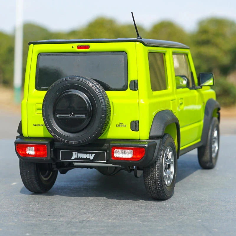 1:24 SUZUKI Jimny Alloy Car Model Diecasts Metal Off-Road Vehicles Car Model Sound and Light Simulation Collection Kids Toy Gift