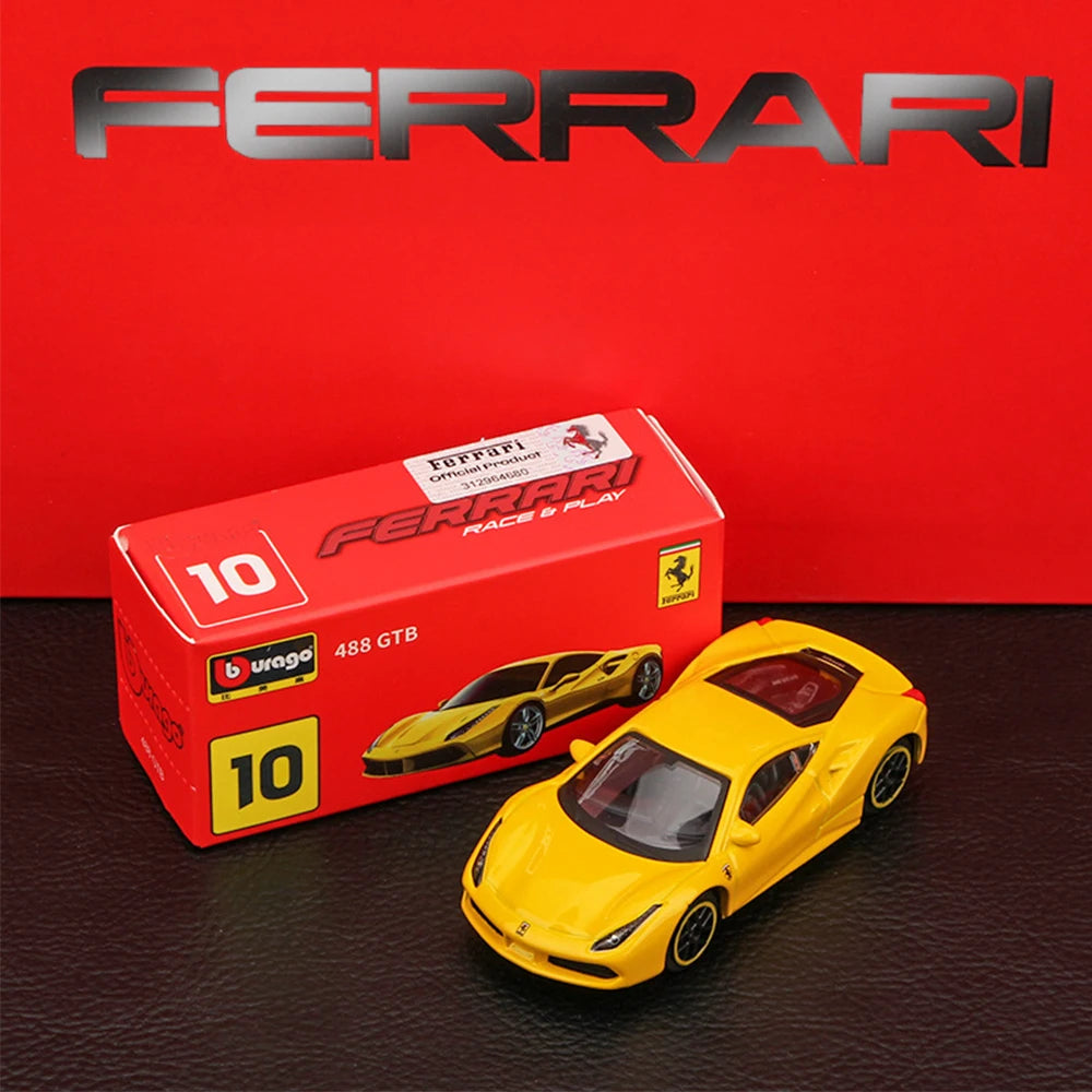 Bburago 1:64 Genuine Ferrari 458Speciale 458Spider Enzo 599Gto Laferrari Car Model Ferrari Series Christmas Gift Collect Toys