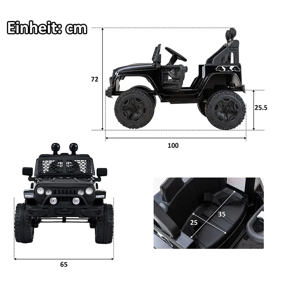 Children's toy car 12v baby electric drive biological 360 rotation remote control or self-driving