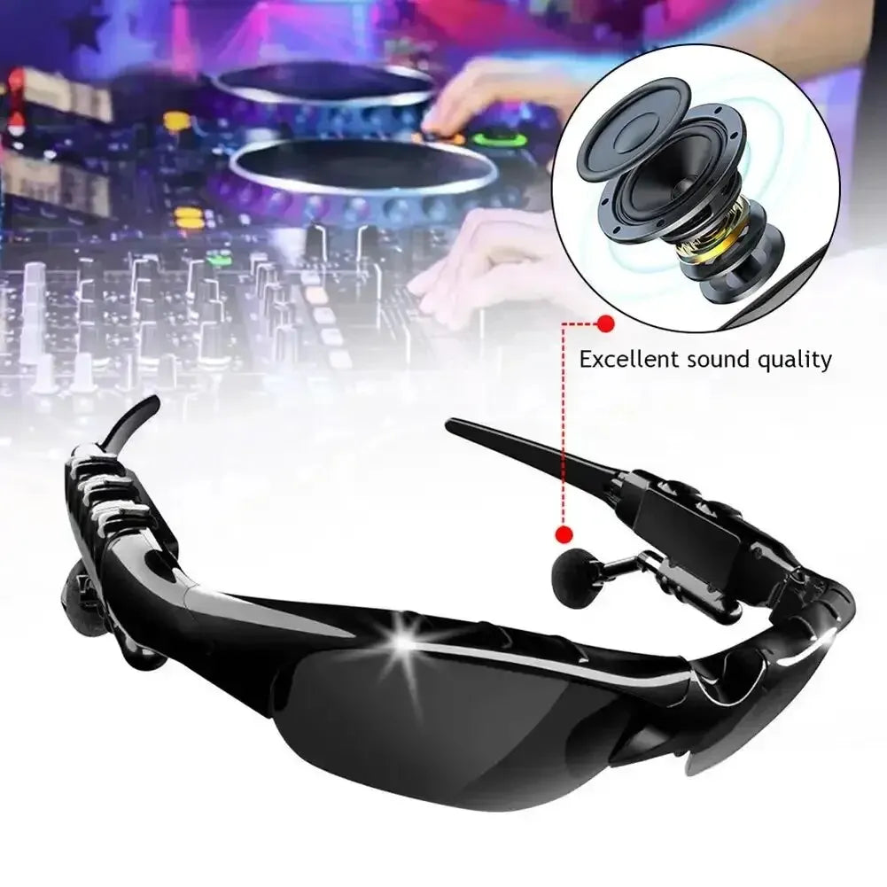 Sports Stereo Wireless Bluetooth Cycling Sunglasses 5.0 Headset Telephone Polarized Driving Sunglasses/Mp3 Riding Eyes Glasses