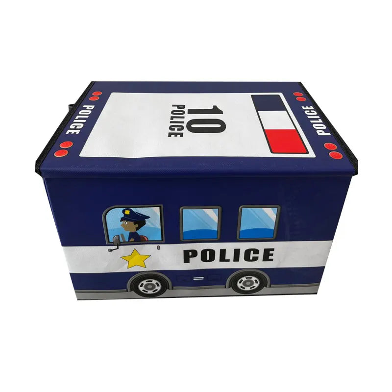 Storage Box Cartoon Car Foldable Dormitory Clothes Organizer Waterproof Moisture Proof Snacks Storage Boxes Household Collection