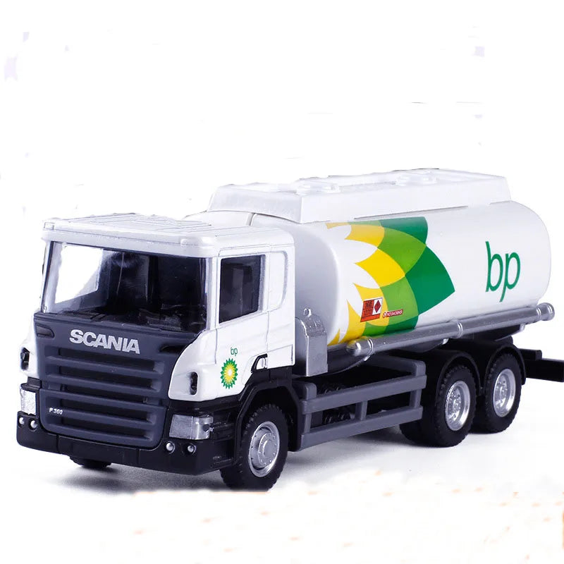 Oil Tank Truck Gifts For Kids Simulation Exquisite Diecasts & Toy Vehicles RMZ city Car Styling 1:64 Alloy  car Collection Model