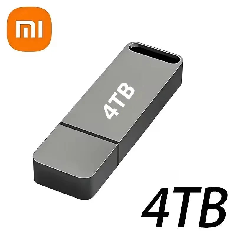 Xiaomi 16TB Flash Drive USB3.2 High Speed Transfer Type C U Metal Flash SSD Portable Mini Flash Drive Memory Waterproof U Drive