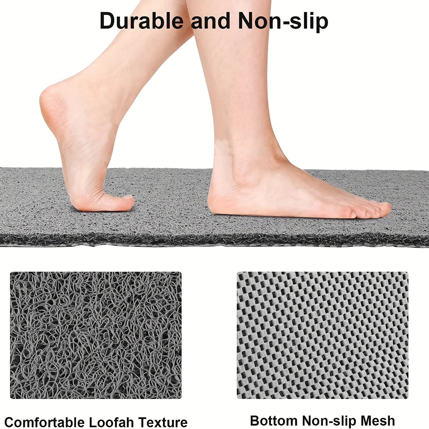 New Bathroom Floor Mats Small Carpet Bathroom Absorbent Door Mats Quick-drying Foot Mats Toilet Non-slip Carpet Washroom Mats