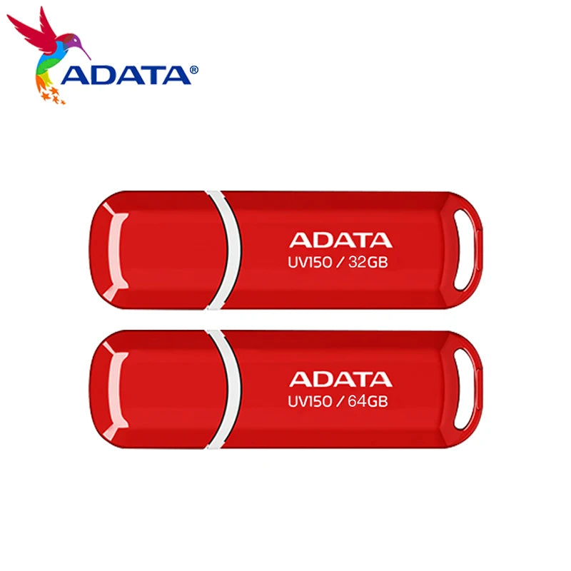 ADATA UV150  USB Flash Drive USB3.2 32GB 64GB pendrive  High Speed 128GB 256GB флешка Black Flash Memory Stick for computer