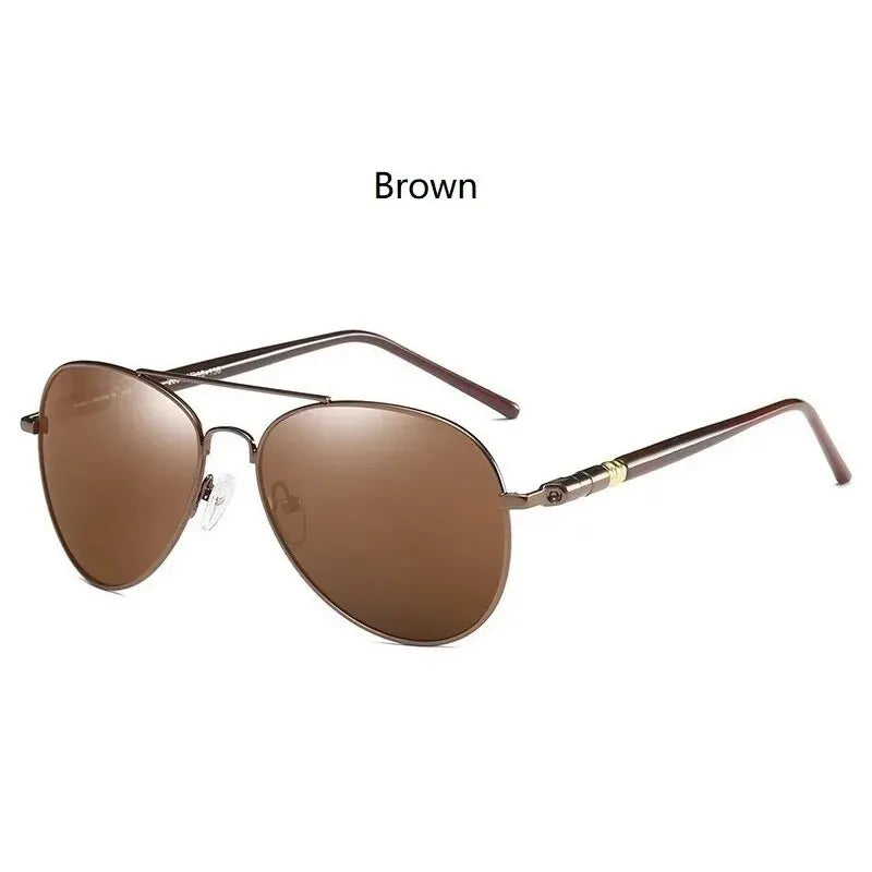 Fashion Aviator Polarized Sunglasses For Men Women Pilot Driving Fishing Metal Sun Glasses Luxury Brand Designer Eyewear UV400