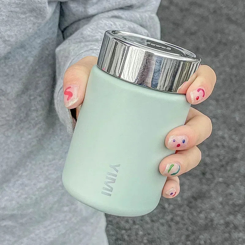 230ml Mini Stainless Steel 316 Thermos Mug Fashion Portable Pocket Vacuum Flask Coffee Tea Thermal Water Bottle Tumbler