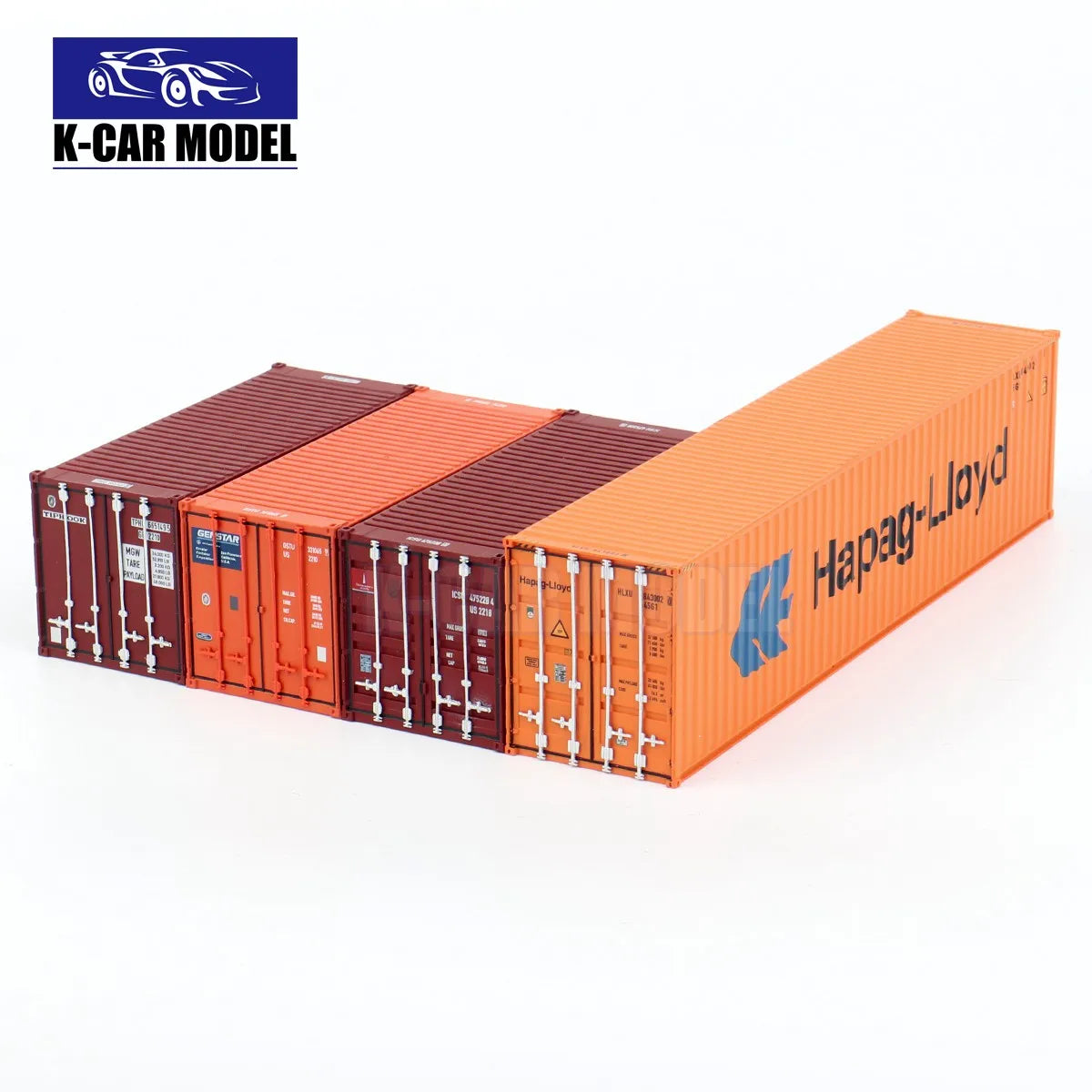 OO Scale 1/76 20ft 40ft Shipping Container Model Railway Cargo Box 20' 40' 1pc