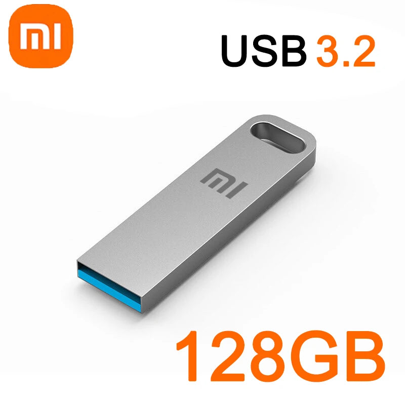 Xiaomi 2TB Flash Drive USB 3.2 Super High Speed Transfer Metal Mini U Disk Pen Drive Type C Memory Waterproof Disk SSD U Drive